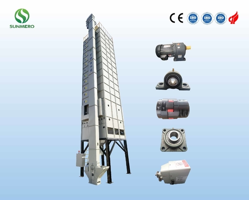 চাল প্রক্রিয়াকরণের আগে রাইস মিলারদের জন্য 5.5kW বৈদ্যুতিক রাইস গ্রেইন ড্রায়ার 20টন