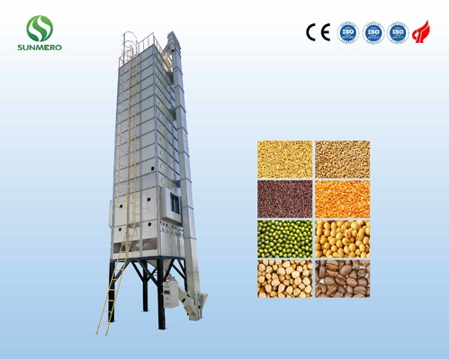 ISO14001 অনুমোদন সহ 15T স্বয়ংক্রিয় ধানের শস্য ড্রায়ার শিভার্স গ্রেইন ড্রাইং সিস্টেম