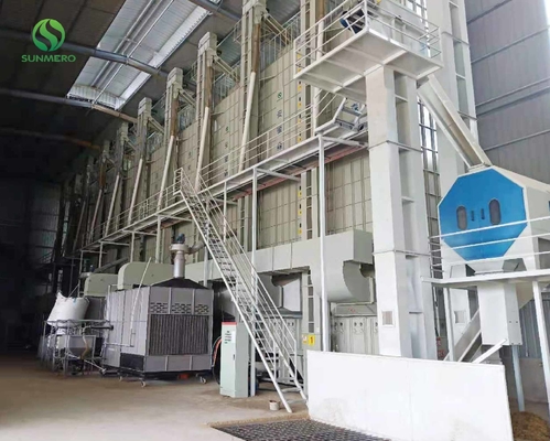 ধান প্রক্রিয়াকরণ প্ল্যান্টের জন্য 3Kw শস্য মেশিন ধান শুকানোর মেশিন 8টন প্রতি ঘন্টা