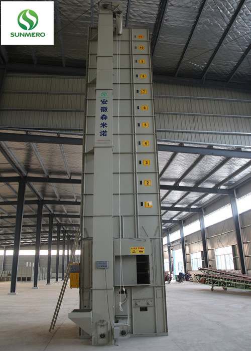 5.5kW ক্রস ফ্লো কর্ন ব্যাচ ড্রায়ার 15 টন উচ্চ শুকানোর দক্ষতা